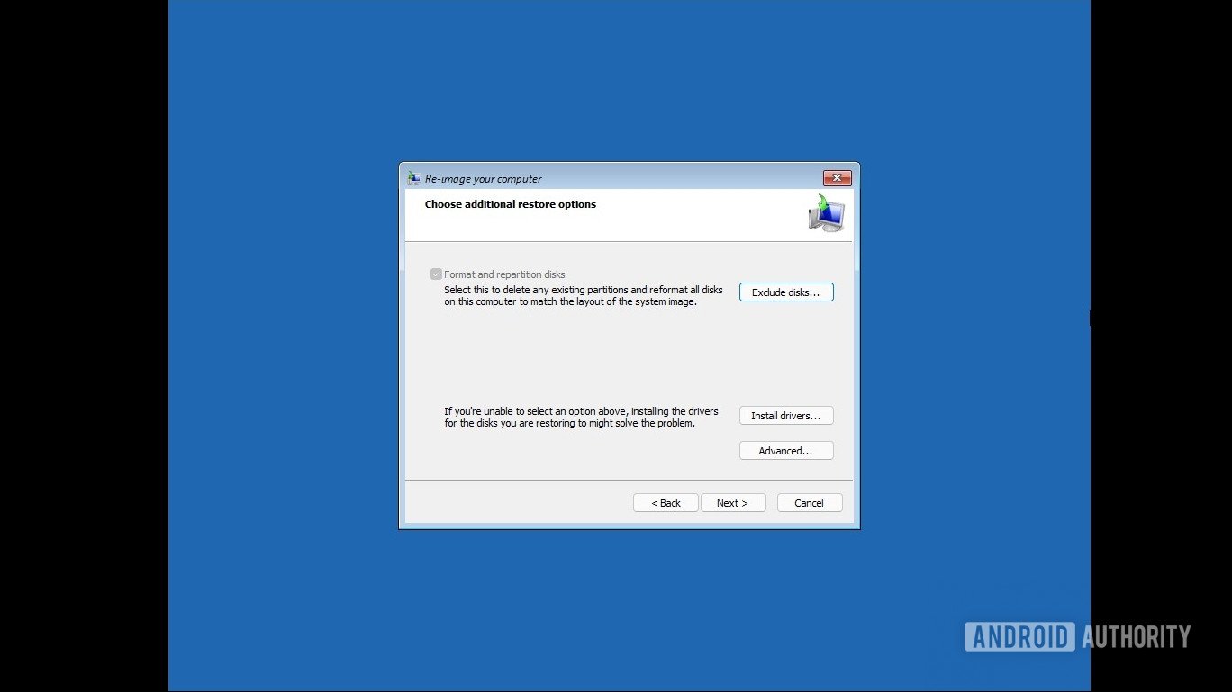 Windows 11 ek seçenekleri geri yükleme